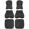 Ultimate Seat Comfort Package for Both Front Seats for Tesla Model 3 & Y (Headrest Cushion, Back Cushion & Seat Cushion-Black)