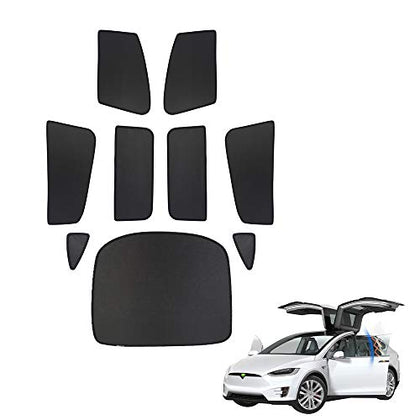 Privacy Sunshades for Tesla Model X (9 Piece Set)