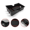 Car Armrest Console Organizer Tray Stowing Organizer Storage Box for Tesla Model 3 Insert ABS Black Materials Tray, Armrest Box Secondary Storage