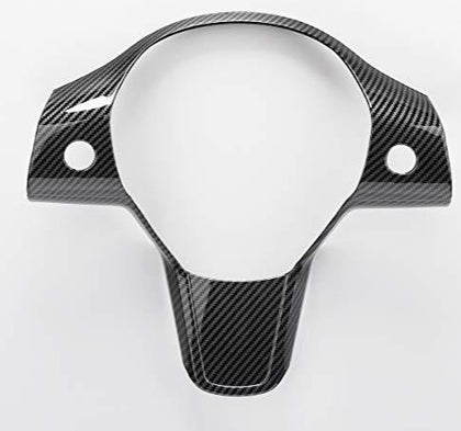Steering Wheel Frame/Trim for 2017-2022 Tesla Model 3 & Y (Gloss Carbon Fiber Pattern)