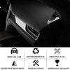 ABS Plastic Imitation Carbon Fiber Front Upper Air Conditioning Outlet Vent Cover for Tesla Model X & Model S 2018-2020 (Pack of 2)