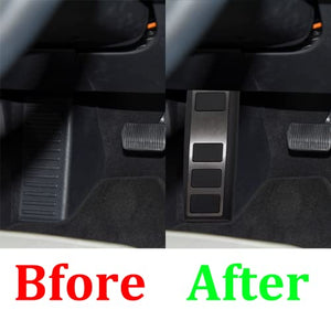 Compatible with Mustang Mach-E Foot Rest Dead Pedal Cover Non-Slip Performance Foot Pedal Pad Covers Anti-Slip Accelerator Foot Pedals Car Replacement