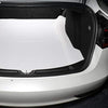 Microfiber Leather Trunk mat for Tesla Model 3 2017-2019 (White)