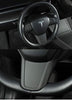 Steering Wheel Frame/Trim for 2017-2022 Tesla Model 3 & Y (Matte Black)