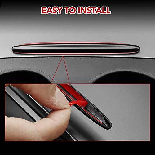 2021-2022 Tesla Model 3 & Model Y Central Control Panel Sliding Strip Protector (ONLY FIT New Console)