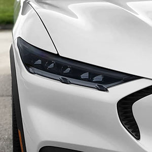 PreCut Vinyl Smoke Tint for 2021-2022 Ford Mustang Mach-E Headlight (1. Headlight, 35% Light Smoke)