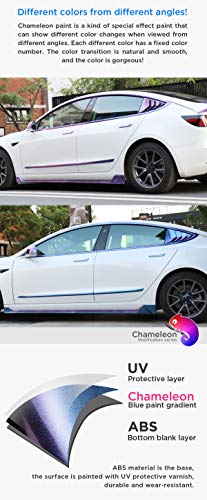Starry Sky Chameleon Series ABS Dashboard Cap for 2017-2022 Tesla Model 3 & Y (2 Piece Set)