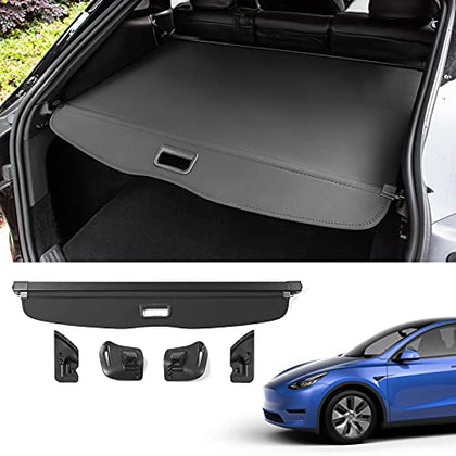 Tesla Model Y Cargo Cover Retractable Rear Trunk Cover Cargo Privacy Security Shield Shade For Model Y 2020 2021 2022 Accessories
