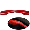 Tesla Model 3 Model Y Gear Shift Cover Steering Wheel Accessories ABS Plastic Glossy Red