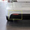 Carbon Fiber Style Rear Fog Lights Lamps Covers for 2020-2022 Tesla Model Y(Not fit Any Other Tesla Model) 2-pc