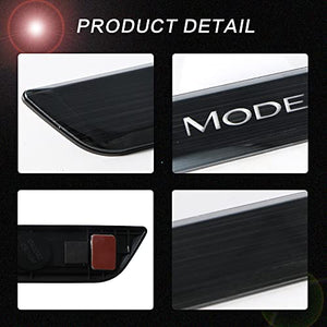 Door Sill Protector with LED Light for Tesla Model 3 2017-2022, 4 Pieces Front/Rear Illuminated Door sill, Magnetically Controlled Illuminated Door Edge Guards Anti-Scratch