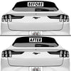 Blackout Accent Overlay for 2021-2022 Ford Mustang Mach-E Tail Light Bumper (3. Tail Light Accent, Satin Black)