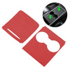 Alcantara Red Center Console Wrap/Sticker for 2021-2022 Tesla Model 3 & Y