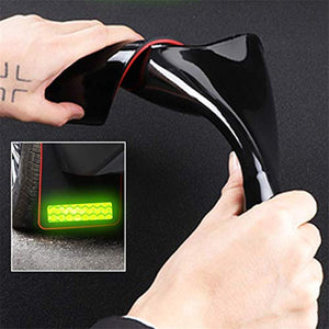 Car Mud Flaps Fit for Jaguar I-pace, PVC Soft Material Mud Guards with Splash, Scratch and Abrasion Resistance,4 Pcs （Green Reflective Strip）