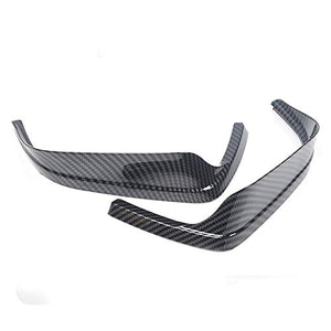 Car Rearview Mirror Cover Side for Tesla Model 3 Accessories Rain Guard Shield Rear View Mirror Guard Cover Trims ABS Car Exterior Accessory 2pcs (Bright carbon fiber)