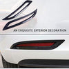 Tesla Model 3 & Y Carbon Fiber Rear Taillights Fog Light Trim
