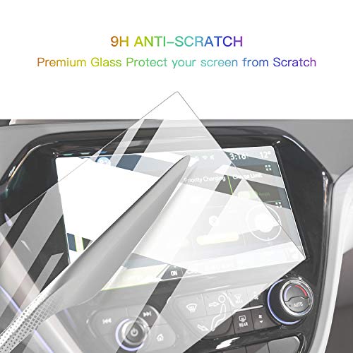 Screen Protector Foils for 2017 2018 2019 Bolt EV 10.2In Navigation Display Tempered Glass 9H Hardness HD Clear Chevrolet LCD GPS Touch Screen Protective Film