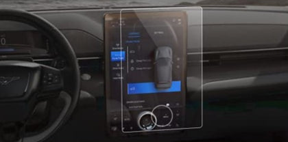 Mustang Mach-E Screen Protector Center Control Compatible with 2021-2022 Mustang Mach-E Anti-Glare Anti-Fingerprint (HD 2PCS)