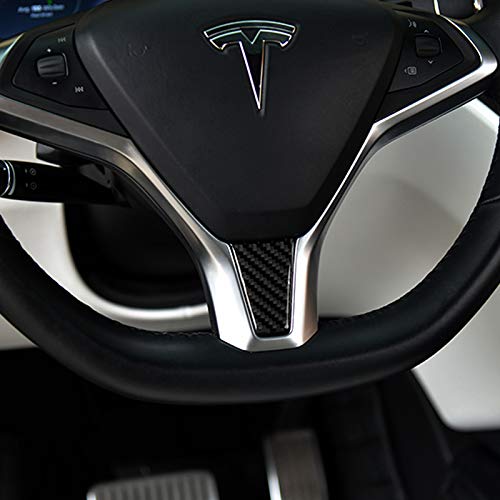 Steering Wheel Carbon Fiber Sticker for Tesla Model S and Model X
