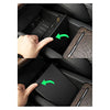 Tesla Model X 2017-2020 Central Control Armrest Storage Box Glove Box Non-Slip Transparent Organizer Car Accessories