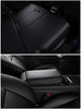 Seat Cover Fit for Tesla Model Y 2020 2021 Airbag Compatible Synthetic Leather Car Seat Cushion Protector All Weather Water-Proof Customized (Black)