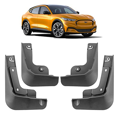 for Ford Mustang Mach-E Mud Flaps Splash Guards Exterior Accessories 2022 2021(Set of Four) No Need to Drill Holes