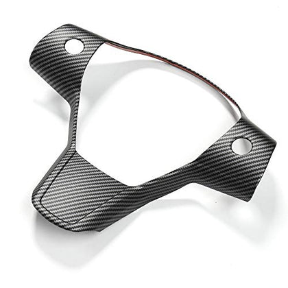 Steering Wheel Frame/Trim for 2017-2022 Tesla Model 3 & Y (Matte Carbon Fiber Pattern)