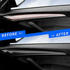 2021-2022 Tesla Model 3 & Model Y Interior Door Panel Molding Trim Door Cover Trim Cover (Black)