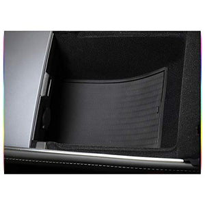 Door Slot Mat for 2021 Update Tesla Model Y Non-Slip Interior Accessory Decoration Door Groove Gate Pad Fit Cup Center Console Liners Dustproof Waterproof and Reduce Noise