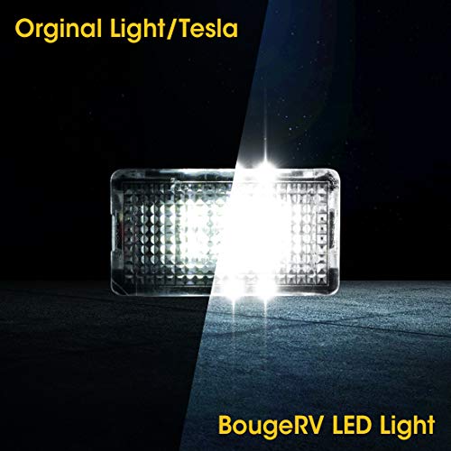 Tesla Interior LED Lights Bulbs Kit, Ultra-bright Easy-Plug with Prying Tool Tesla Model Accessories Replacement Lights Fit for Tesla Model 3 Model S Model X Model Y (9 Packs White)