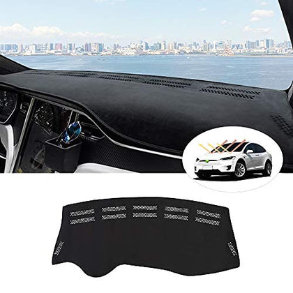 Flannel Non Slip Dash Cover Mat for 2016-2020 Tesla Model X