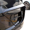 Front Fog Light Trim Cover for Tesla Model Y 2020-2022 Accessories, Fog Lamp Frame Blade Trim,Eyebrow Cover Trim Frame Exterior Decoration, Car Exterior Accessory (Glossy Black)
