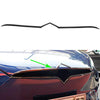 ABS Imitation Carbon Fiber Pattern Front Hood Bonnet Cover for Tesla Model X 2016-2020