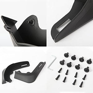 Mudguard Accessories, Suitable for Tesla Model Y Mud Flaps Splash Guards Fender, 4 Pcs Mud Flaps Kit No Need to Drill Holes,Matteblack