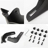 Mudguard Accessories, Suitable for Tesla Model Y Mud Flaps Splash Guards Fender, 4 Pcs Mud Flaps Kit No Need to Drill Holes,White