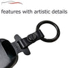 Model 3 Silicone Key Fob Holder Remote Cover Case Protector with Keychain for Tesla (Black) (1pcs)