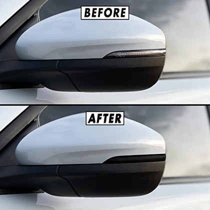 PreCut Vinyl Smoke Tint for 2021-2022 Ford Mustang Mach-E Side Mirror (3. Mirror Turn Signal, 20% Dark Smoke)