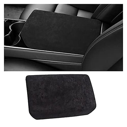 Alcantara Black Armrest Cover for Tesla Model 3 & Y 2017-2022
