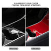 Tesla Model 3 Center Console Wrap Kit, ABS Plastic Panel Console Protector Cover Accessories (Red)