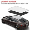 2021-2022 Tesla Model S Plaid Glass Roof Sunshade Foldable Sunroof Sunshade for Tesla Model S (2 Piece Set)