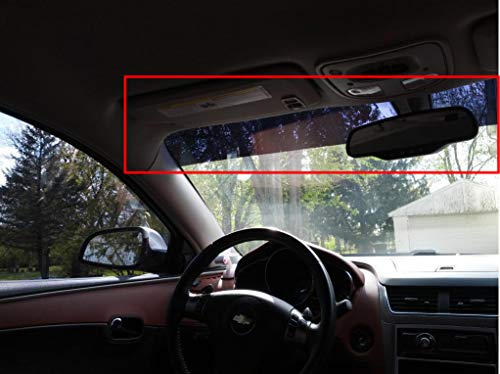 Precut Sun Visor Tinting Film Compatible with 2019-2020 Jaguar I-Pace SUV with 35% Light Transmittance