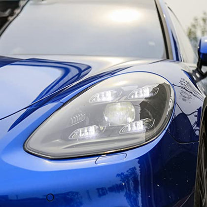 Car Headlight Protective Film Tint Sticker, for Porsche Cayenne 958 Macan Panamera 971 Taycan 911