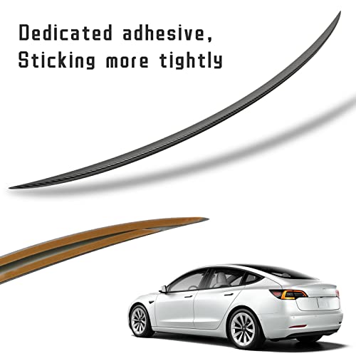 Rear Trunk Water Retaining Spoiler Cover Wing  for Tesla Model 3