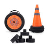 3 in 1 Jack Pad for Tesla Model 3/S/X/Y with Traffic Cone and Storage, 4 Lifting Pucks
