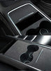 Alcantara Gray Center Console Side Panel Stickers/Wraps for 202-2022 Tesla Model 3 & Y