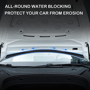 Tesla Model 3 Model Y Front Trunk Hood Weather Strip Rubber Sealing Protect Guard Strip Automoive Waterproof and Dustproof Protect Accessories(Model Y(2019-2022))