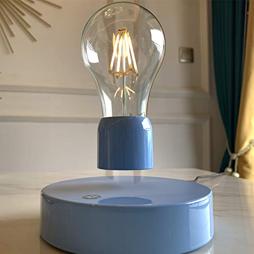 Magnetic Levitating Light Bulb Science with LED Lights,Toy Gifts for Lover,Friends,Parents,Kids at Birthday, Holidays