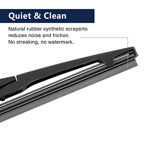 255mm 10" Car Rear Windshield Wiper Blade Arm Set for Nissan Leaf 10-17
