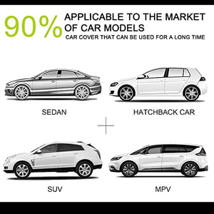 Car Cover for KIA NIRO EV, Outdoor Car Cover Waterproof Car Cover Indoor Outdoor Full Car Cover(Color:44,Size:)