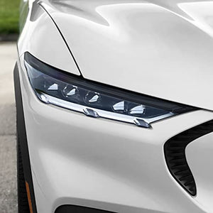 PreCut Vinyl Smoke Tint for 2021-2022 Ford Mustang Mach-E Headlight (2. Headlight Eyelid, 35% Light Smoke)